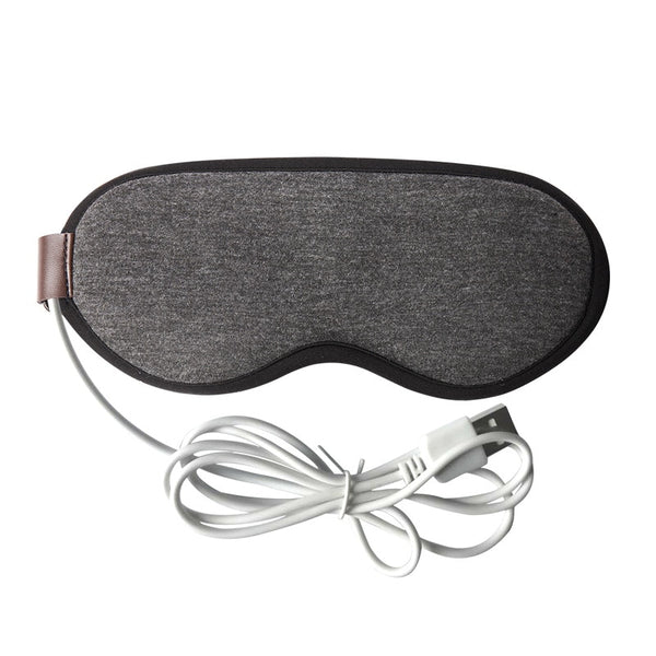USB heated steam eye mask in grey