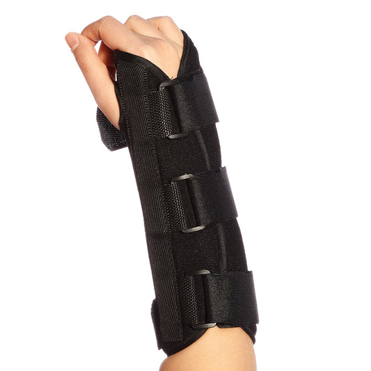 Wrist brace with support splint, left or right