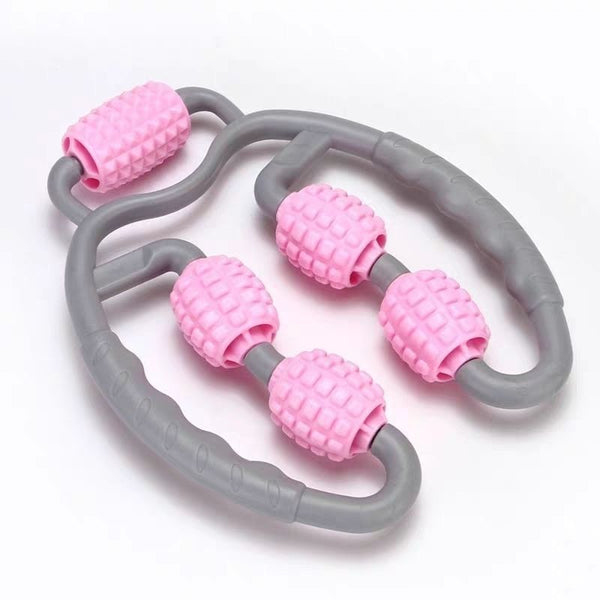 U-shape four-wheel massage roller for legs and arms