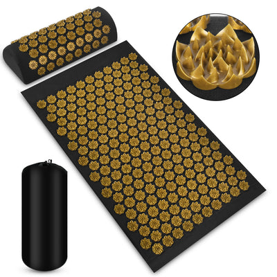 Acupressure Mat & Pillow Set - Back & Neck Relief