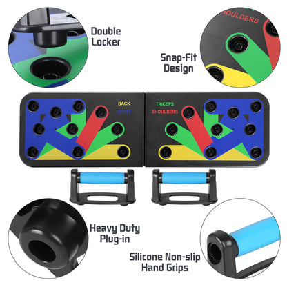 9-in-1 push-up board training system