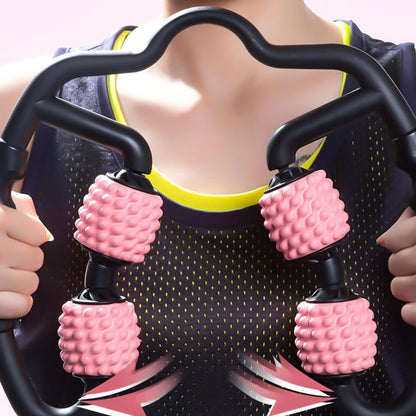 U-Shape 360° Massage Roller – Full Body Relief